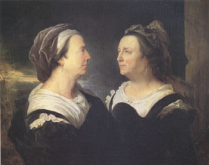 Hyacinthe Rigaud Madame Rigaud Mother of the Artist in Two Different Positions (mk05)